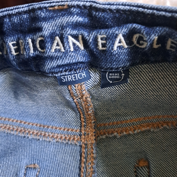 American Eagle Outfitters Dark Blue Straight Leg Jeans Size 25‎ - Picture 6 of 7